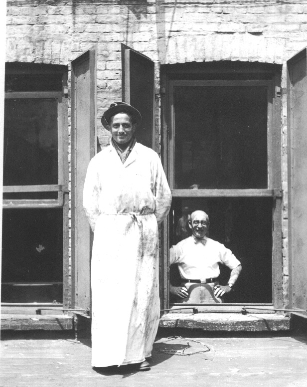 Al Weiss, taking a break from work